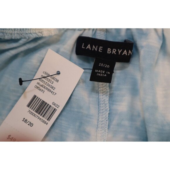 Lane Bryant Blue Tie-Dye Off-Shoulder Top Size XL18/20 - Picture 6 of 9